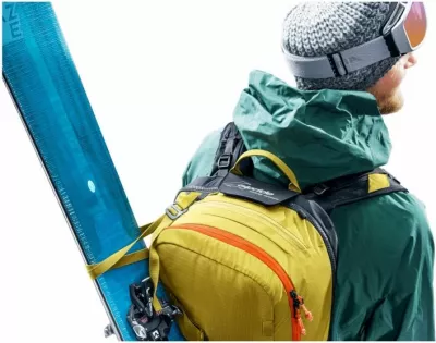 Çantë shpine Deuter për meshkuj dhe femra, turmeric/black