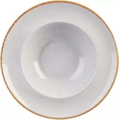 Pjatë pasta Porland Seasons Ashen Ø260 mm porcelan, e hirtë, set 6 copë