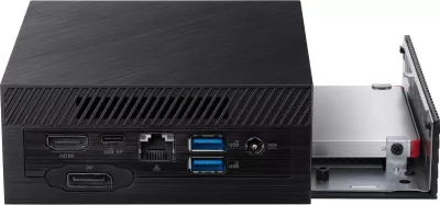 Kompjuter mini ASUS PN53-S7027MDS1, AMD Ryzen 7 7730U, 16GB RAM, 512GB SSD, e zezë