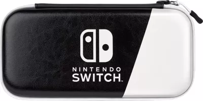 Këllëf udhëtimi PDP Deluxe Travel Case për Nintendo Switch/Switch Lite/Switch OLED, bardhë e zi