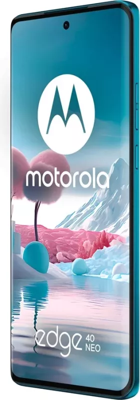 Celular Motorola Edge 40 Neo, 6.55 inç, Dual SIM, Android 13, 5G, USB Type-C, 12 GB RAM, 256 GB, 5000 mAh, Blu