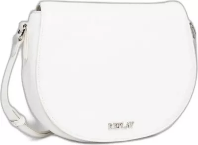 Çantë krahu për femra Replay FW3586.000.A0420A, e bardhë