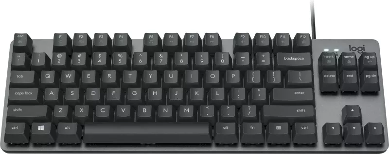 Tastierë mekanike Logitech K835 TKL, Tenkeyless, Wired, USB, LED, Grafit, Gri