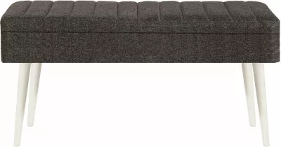 Set tavoline me karrige për ngrënie, e zgjatshme, 5 pjesë, Skye Decor Vina 1053-4, e bardhë dhe antracit
