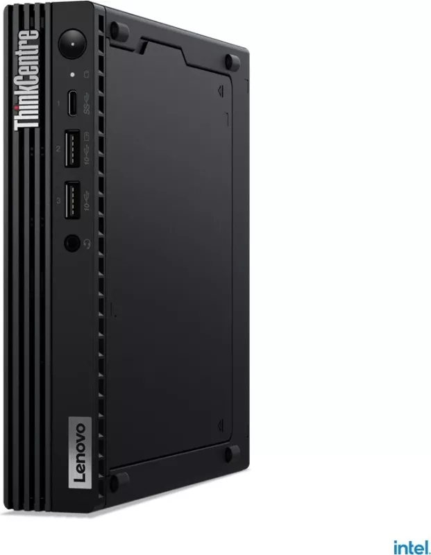 Kompjuter Lenovo ThinkCentre M70q Gen 4, Intel Core i3 i3-13100T, 8 GB RAM, 256 GB SSD, Windows 11 Pro, Zi