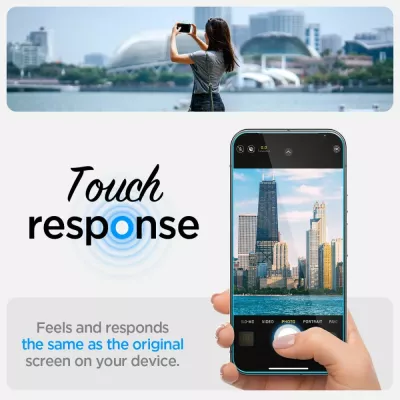 Xham mbrojtës Spigen Glas.TR EZ Fit Privacy për Google Pixel 9 Pro XL, 2 copë