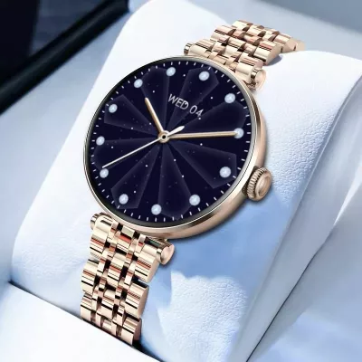 Smartwatch Gravity unisex, rozë-argjendtë