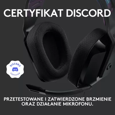 Kufje gaming Logitech G535 LIGHTSPEED 981-000972, wireless, USB receiver, PS4/PS5/PC, Black