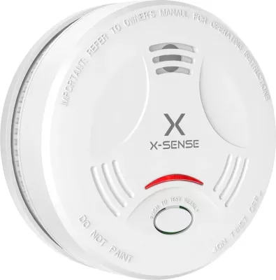 Detektor tymi X-Sense SD11, fotoelektrik, bateri 10 vjet, alarm 85 dB, me komplet montimi, i bardhë