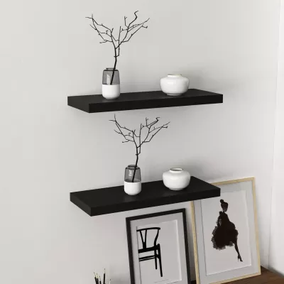 Raft muri, ngjyrë e zezë, Skye Decor, Gizli2 60