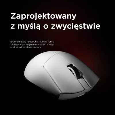 Maus Rampage BLITZ ULTIMATE, optik, 8K, 30000DPI, PAW3950, i bardhë