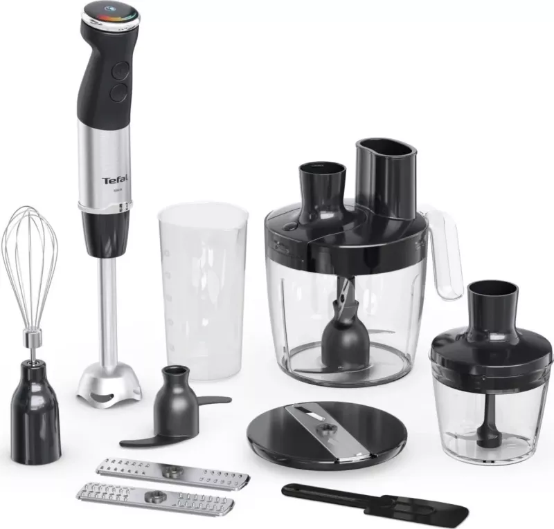 Blender dore Tefal HB67G830, 1000W, 20 shpejtësi, zi-argjendtë
