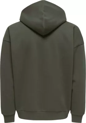 Duks me kapuç për meshkuj Only & Sons Onsceres Ovz Ls 22036786, antracit [Madhësia: S]