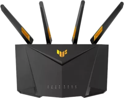 Ruter Wi‑Fi, Asus, TUF Gaming AX3000 V2 TUF-AX3000 (90IG0790-MO3B00/90IG0790MO3B00), Wi‑Fi 6 AX3000 3Gbps, 3–6 porte, e zezë