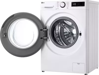Makinë larëse, LG, F2WR508SBW, 8 kg, 1200 rpm, AI DD, Steam, klasa energjike A, slim, e bardhë