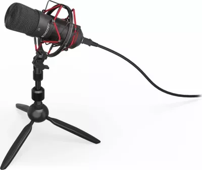 Mikrofon Endorfy Solum T (EY1B002) USB, kardioid, me tripod, i zi