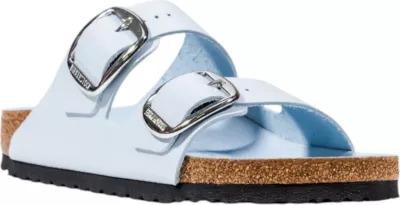 Sandale femra Birkenstock Arizona Big Buckle 1030374, blu e çelët [Madhësia: 39]