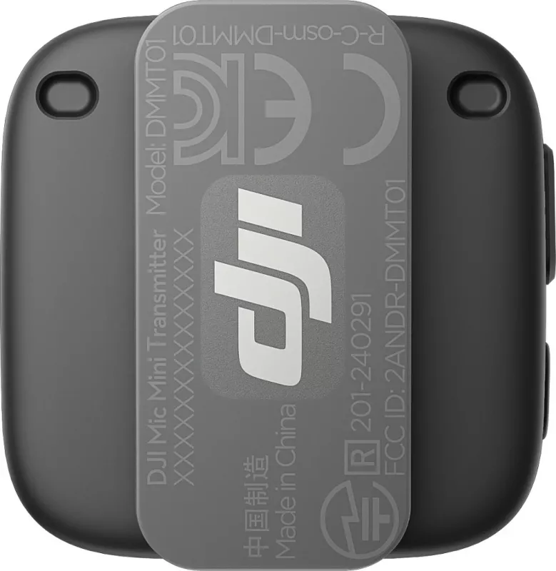 Transmetues mini DJI Mic Infinity Black thumbnail 4