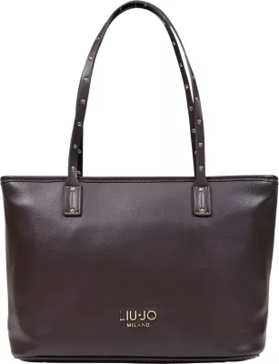 Çantë shopper Liu Jo AF6071 E1120 për femra, kafe e errët