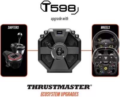 Timon garash Thrustmaster T598-P Direct Drive 5 Nm, 30 cm, me pedale 2, për PC/PS4/PS5, EU Type-C, i zi