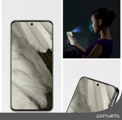 Mbështjellës ekrani 4smarts Samsung Galaxy A55, xham i kalitur, transparent