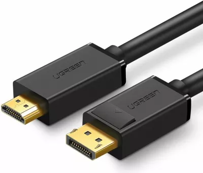 Kabllo Ugreen DisplayPort në HDMI, 2m, 4K, e zezë (DP101 10202)