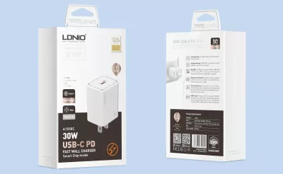 Karikues LDNIO A1508C 30W USB-C PD (5V/3A) i bardhë