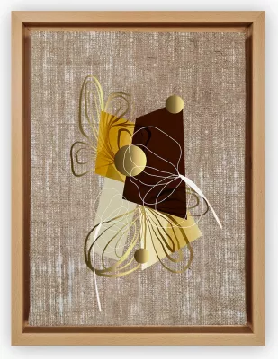 Pikturë dekorative në kanavacë, shumëngjyrëshe, Wallity, LNJ319799767283 - 4666, 46x66cm