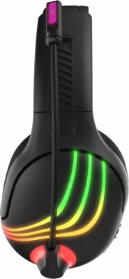 Kufje wireless PDP Afterglow Wave për Xbox, RGB, me mikrofon, të zeza