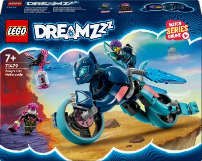 Set ndërtimi LEGO DREAMZzz 71479 Zoey's Cat Motorcycle, 226 pjesë, shumëngjyrësh