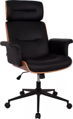 Karrige për zyre menaxheri Superior Pro FH1108.01 ngjyrë arre-e zezë 74x74x116 cm
