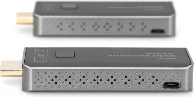 Sistem prezantimi pa tela Digitus Click & Present Mini, AV transmitter & receiver, Full HD, i zi