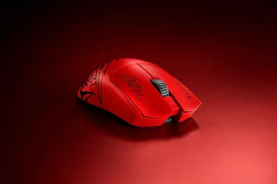 Maus Razer Viper V3 Pro Faker edition, wireless, 35000 DPI, i kuq