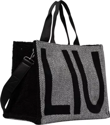 Çantë shopper për femra Liu Jo BAG 2F6037 T0300, e zezë