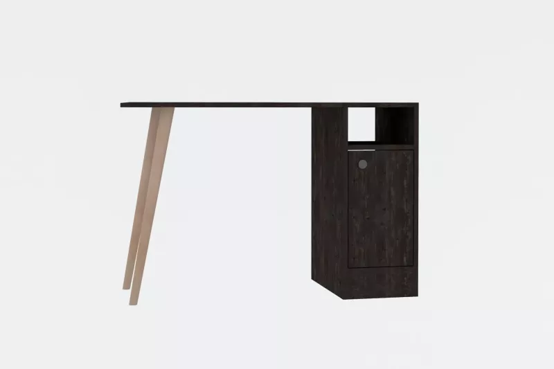 Tavolinë pune/studimi Hanah Home, Calvin, antracit dhe lis
