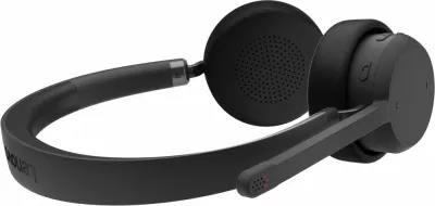 Kufje wireless Lenovo 4XD1Q30302, stereo, Bluetooth 5.3, mikrofon, e zezë