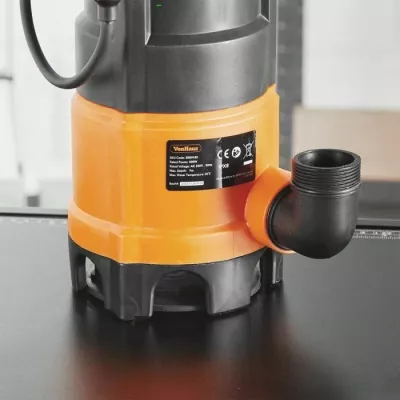 Pompë zhytëse uji VonHaus 3500145 400 W, 7500 L/orë, zorrë 8 m, kabllo 10 m, e zezë