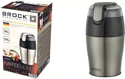Mulli kafeje Brock CG 4051 GY, 150 W, 50 g, inox/gri