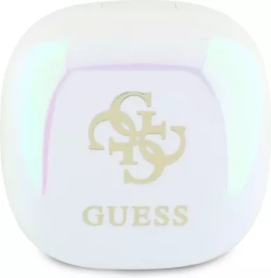 Kufje Bluetooth Guess GUTWSJ144ESH TWS me stacion dokimi, të bardha
