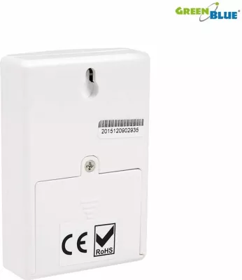 Alarm sinjalizues hyrjeje pa tela GreenBlue GB3400, me sensor PIR, 5 melodi, i bardhë, set sensor + marrës