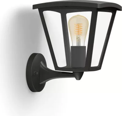 Dritë muri Philips Hue Inara, LED, e zezë, IP44