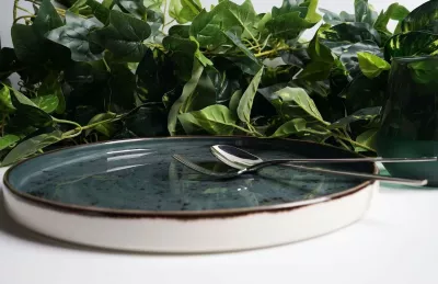 Pjatë drejtkëndore Fine Dine Arando 300x150mm gri, set 6 copë