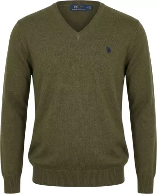 Xhemper për meshkuj U.S. Polo Assn. US40 173007, i gjelbër ulliri [Madhësia: XL]