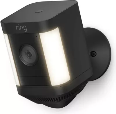 Kamerë sigurie IP Amazon Ring SLC Plus, wireless, bateri, e zezë