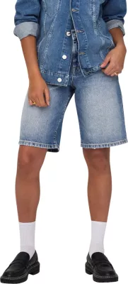 Shorce për femra Only Onlmate Reg Baggy Long Shorts Dnm Noos 15340976, denim [Madhësia: XL]