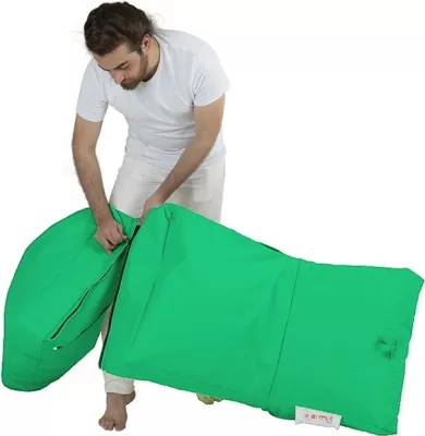 Jastëk kopshti për relaks, ngjyrë e gjelbër, Atelier del Sofa, Siesta Sofa Bed Pouf