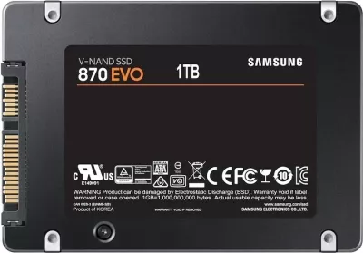 SSD Samsung 870 EVO 1TB, 2.5", SATA III, i zi