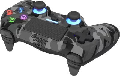Kontroller wireless DragonShock MIZAR+ për PS4/PC/Mobile, Hall-Effect, gri camo