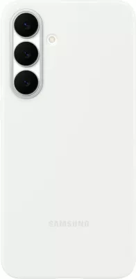 Mbështjellës silikon Samsung Galaxy S25 FE, i bardhë
