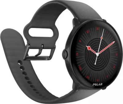 Smartwatch Polar IGNITE 3 S-L, 1.28" AMOLED, GPS, 5 ditë bateri, e zezë